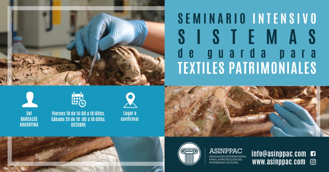 Seminario Intensivo - Sistemas de guarda para textiles patrimoniales